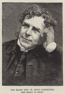 Den høyre pastor W Boyd Carpenter, ny biskop av Ripon (gravering) av English School