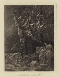 The Rime of the Ancient Mariner (gravering) av English School