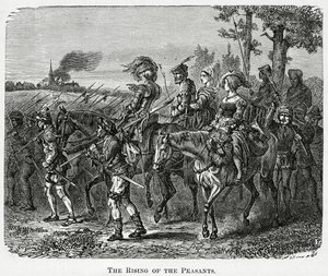 The Rising of the Peasants i England i 1381, 1882 av English School