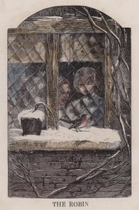 The Robin (farget gravering) av English School