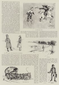 The Romance of the Brighton Road (gravering) av English School