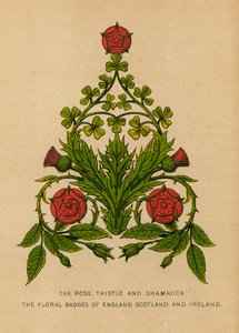 Rosen, Thistle og Shamrock. Blomstermerkene i England, Skottland og Irland av English School