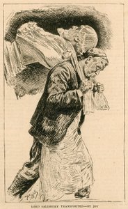 Det kongelige akademi; London; Lord Salisbury fraktet - med glede av English School