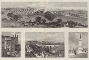 The Royal Agricultural Society Meeting i Plymouth (gravering) av English School