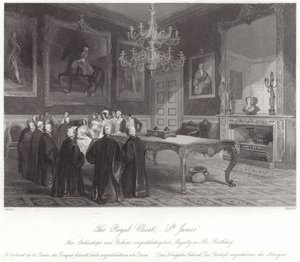Det kongelige skapet i St James Palace av English School