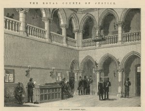 The Royal Courts of Justice: The Judges Chambers Hall av English School