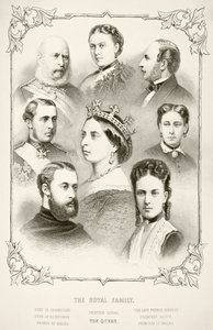 Kongefamilien til dronning Victoria, fra 