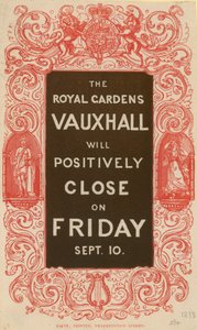 Royal Gardens Vauxhall vil positivt stenge av English School