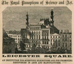 The Royal Panopticon of Science and Art, Leicester Square, London av English School
