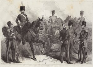 The Royal Regiment of Artillery (gravering) av English School