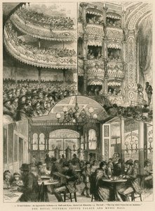 Royal Victoria Coffee Palace og Music Hall, London av English School
