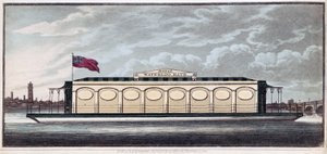 The Royal Waterloo Bath, pub. 1819. av English School