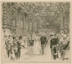 Det kongelige bryllup, 23. juli 1896 av English School