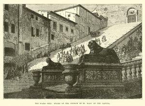 Scala Coeli, trappene til kirken St Mary of the Capitol av English School