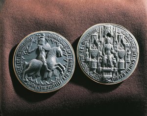 Seglet til kong Edward III av England (metall) av English School