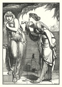 Ceres#39; søken etter Proserpine (gravering) av English School