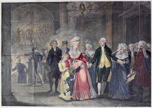Separasjonen av Louis XVI fra hans familie av English School