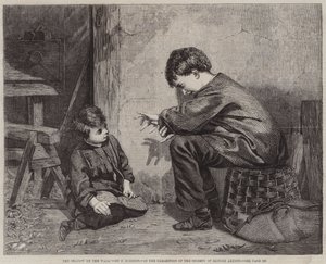 Skyggen på veggen (gravering) av English School
