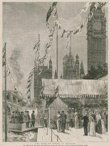 Sjahen av Persia i England av English School
