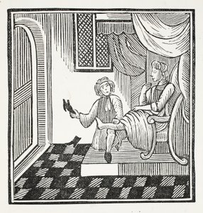 The Shoemakers Glory, illustrasjon fra Chap-books of the Eighteenth Century av John Ashton, pub. 1882 av English School
