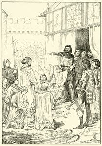 The Six Men of Calais (blekk på papir) av English School