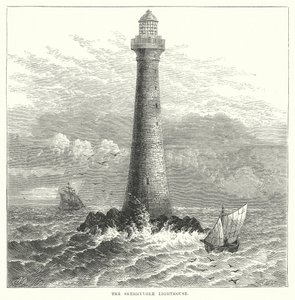 Skerryvore fyr (gravering) av English School