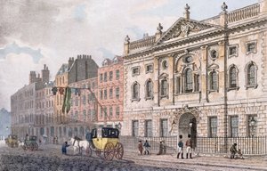 Sørfronten til Ironmongers Hall, fra 