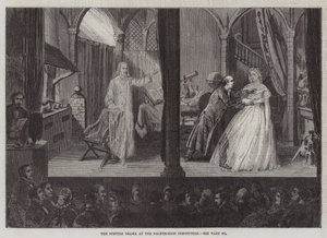 The Spectre Drama ved Polytechnic Institution (gravering) av English School