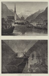 St Gothard Railway Tunnel (gravering) av English School