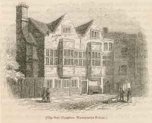 Stjernekammeret, Westminster Palace, London av English School