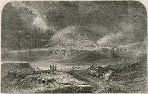 The Storming of San Sebastian, fra det nye dioramaet fra kampanjene til hertugen av Wellington av English School