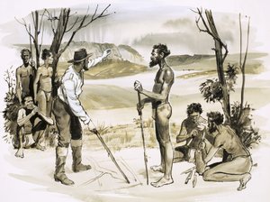 The Story of Australia: John Batman kjøper land fra aboriginerne av English School
