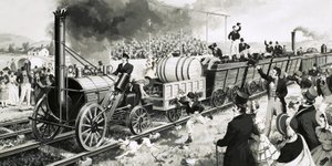 The Story of Steam: Trains on Trial. Stephensons "Rocket" av English School