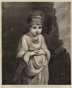 The Strawberry Girl (gravering) av English School