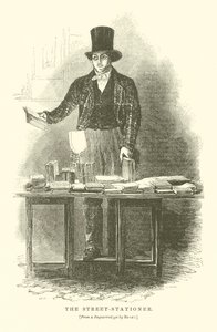 Gateskrivehandleren (gravering) av English School