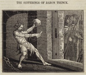 Baron Trencks lidelser (gravering) av English School