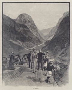 "Solstrålen" i Norge, av Lady Brassey (gravering) av English School