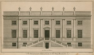 Surgeons Theatre i Old Bailey, London av English School