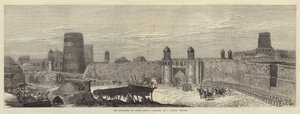 Overgivelsen av Khiva (gravering) av English School