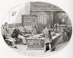 The Sydney House of Assembly, Australia, fra 'The World's Inhabitants' av GT Bettany, utgitt 1888 av English School