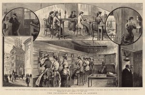 Telefonsentralen i London av English School