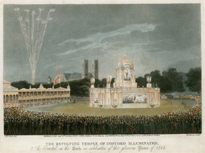 The Temple of Concord opprettet for freden i 1814 av English School