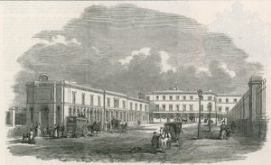Terminus for den nye South-Eastern Railway ved London Bridge av English School