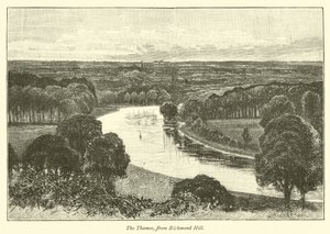 Themsen, fra Richmond Hill av English School
