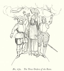 Statens tre ordener (gravering) av English School