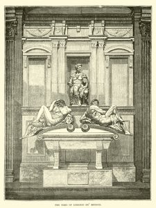 Graven til Lorenzo de Medicis av English School