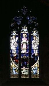 The Transfiguration, ca. 1866-9 (farget glass) av English School