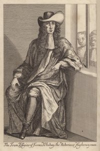The True Effigies of Fames Whitney, den beryktede Highwayman av English School