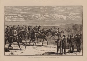 quot;De to tusen guineaenequot;, Går ned til posten (gravering) av English School