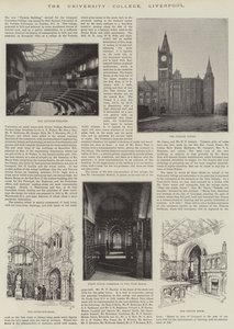 University College, Liverpool (gravering) av English School